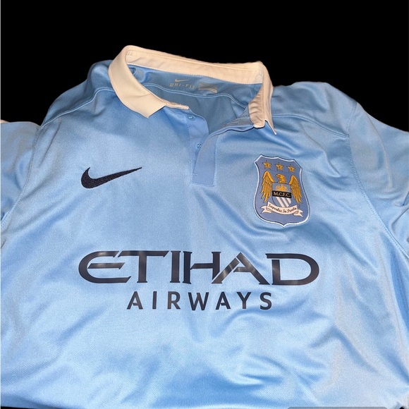 Nike Manchester City F.C. 2015 Home Soccer Jersey - Picture 4 of 8